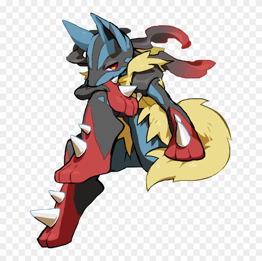 Pokemon Clipart Mega Lucario - Mega Lucario Png Transparent Png #124982