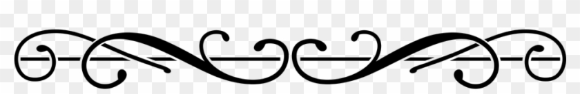 Fancy Divider Line Png - Calligraphy Clipart