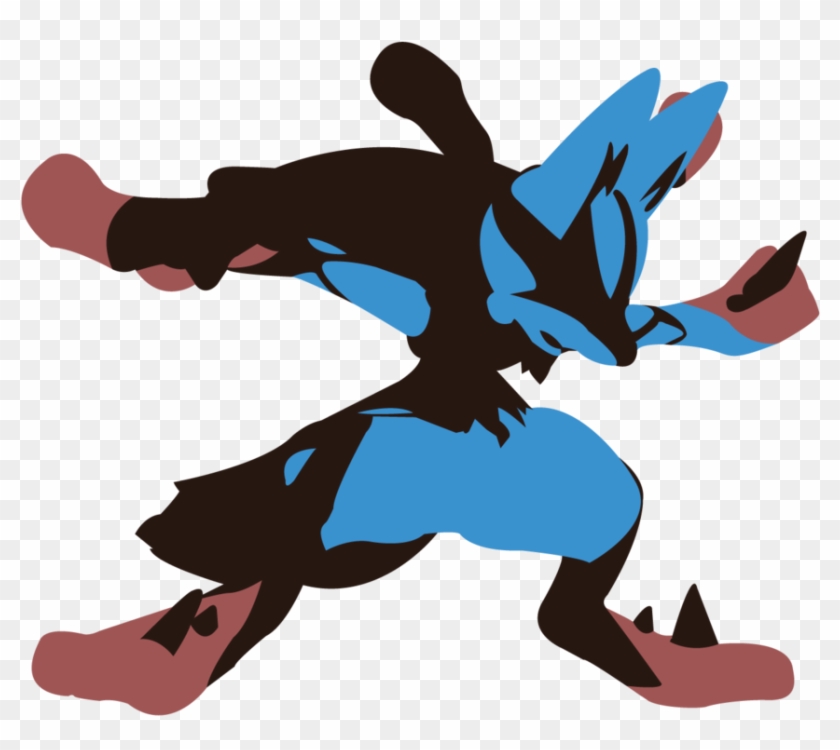 Charizard Vector Mega Lucario Banner Freeuse Library - Lucario Silhouette Clipart