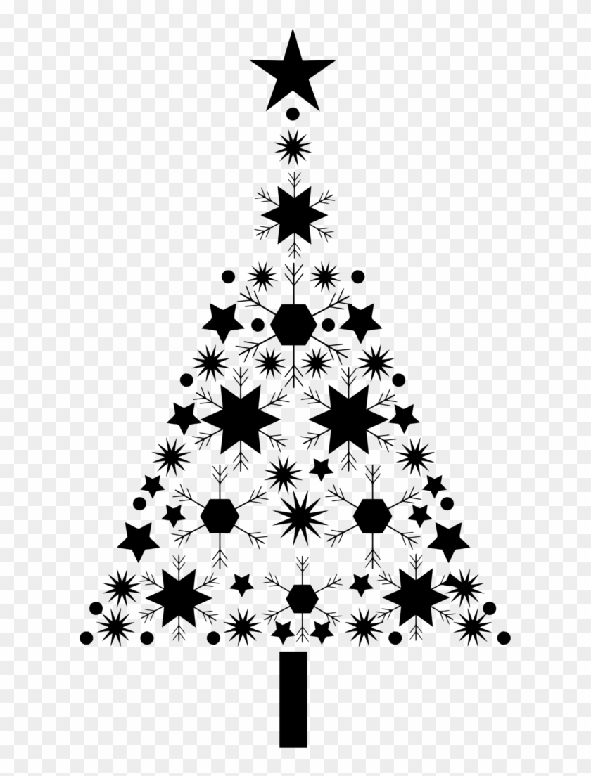 Swirl Christmas Tree Png - Clip Art Christmas Tree Transparent Png #125190