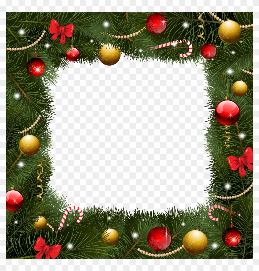 Christmas Transparent Border Png Frame Clipart