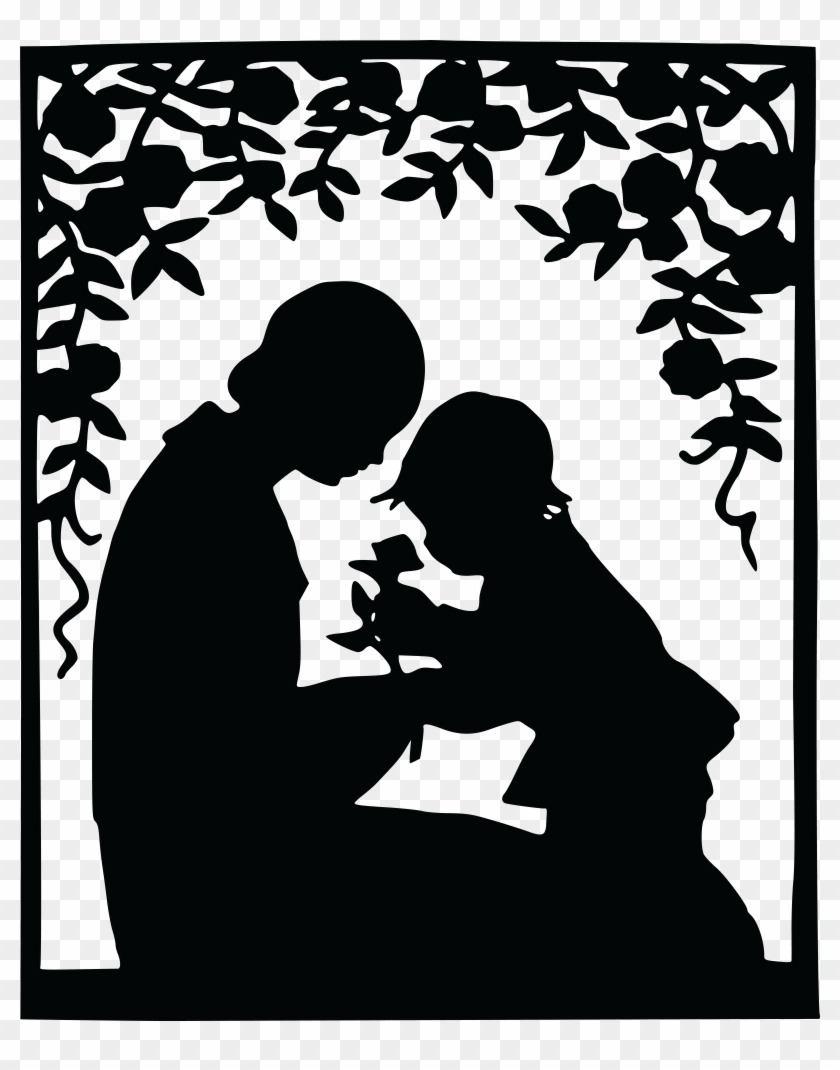 1957 X 2400 4 - Mothers Day Silhouette Clipart #125212