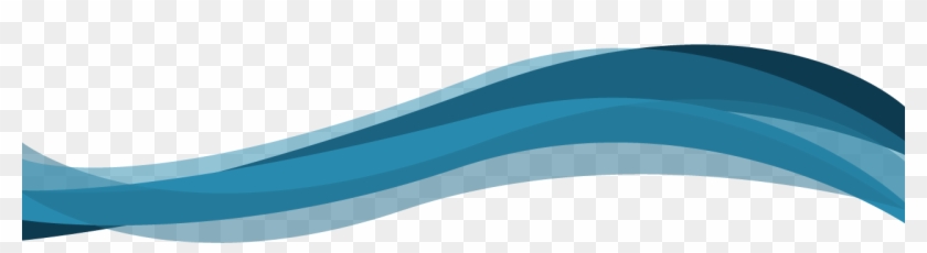 Decorative Line Blue Clipart Divider - Blue Curved Lines Png Transparent Png