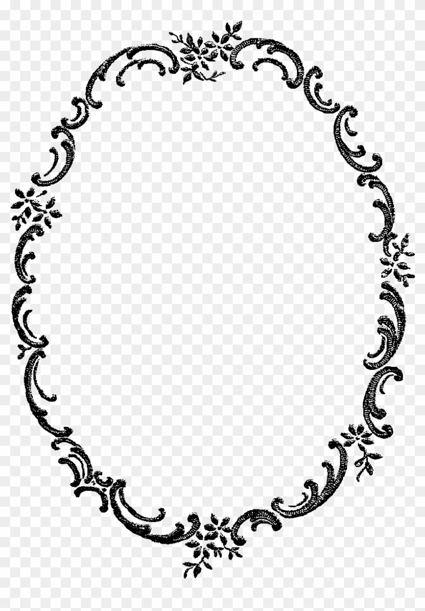 Frame Border Image Flower Fancy Download - Frame Png Gold Black Clipart #125357