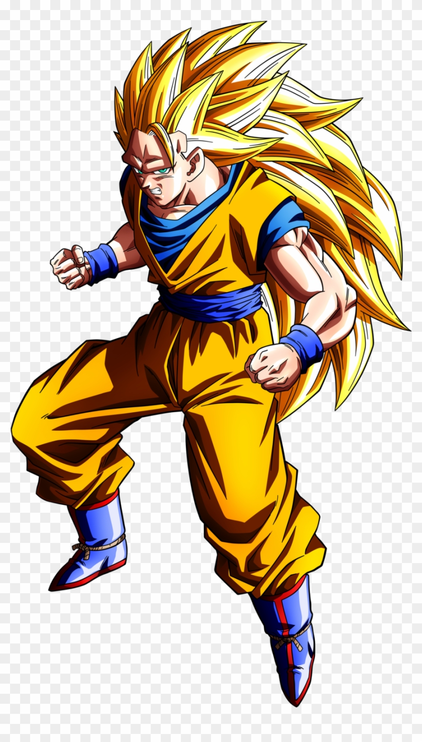 Free Png Download Dragon Ball Goku Ssj 3 Png Images - Dragon Ball Goku Ssj 3 Clipart #125384