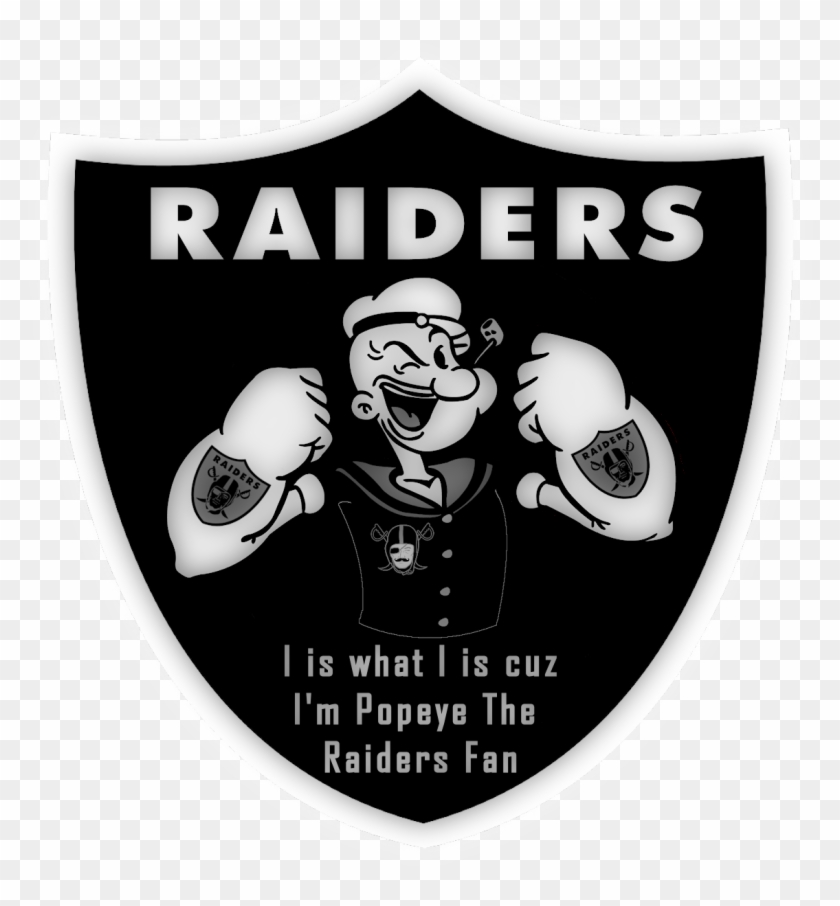 Oakland Raiders Logo - Oakland Raiders Popeye Clipart
