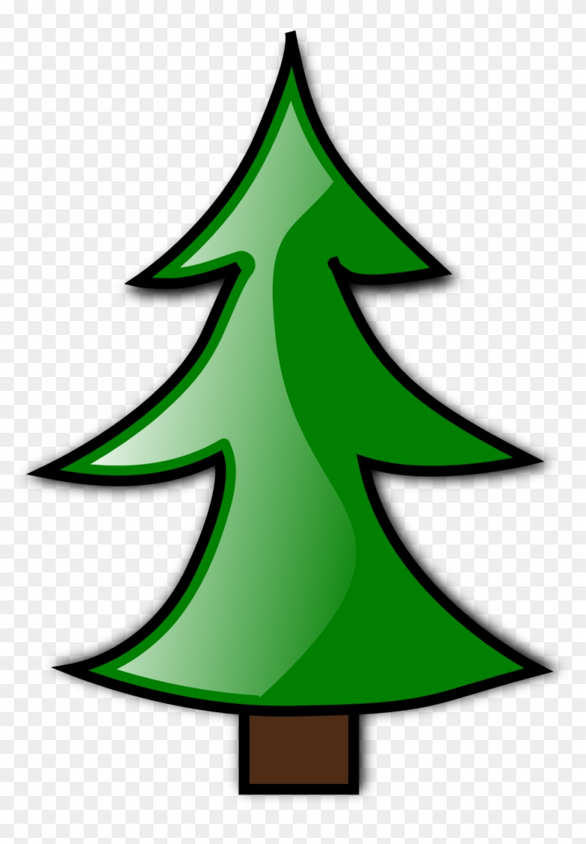 Christmas Tree Clip Art Pictures Clipart Images Clipartandscrap - Plain Christmas Tree Cartoon - Png Download #125477