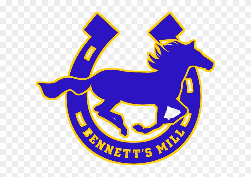 Bronco Logo - Bennett's Mill Middle School Clipart #125496