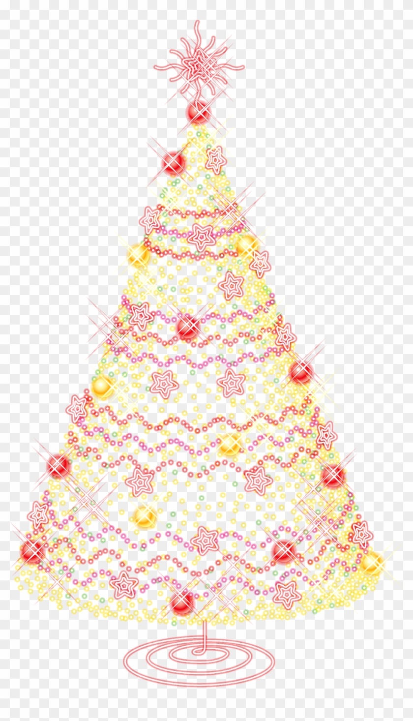 Christmas Tree Vector - Transparent Christmas Tree Clipart #125599