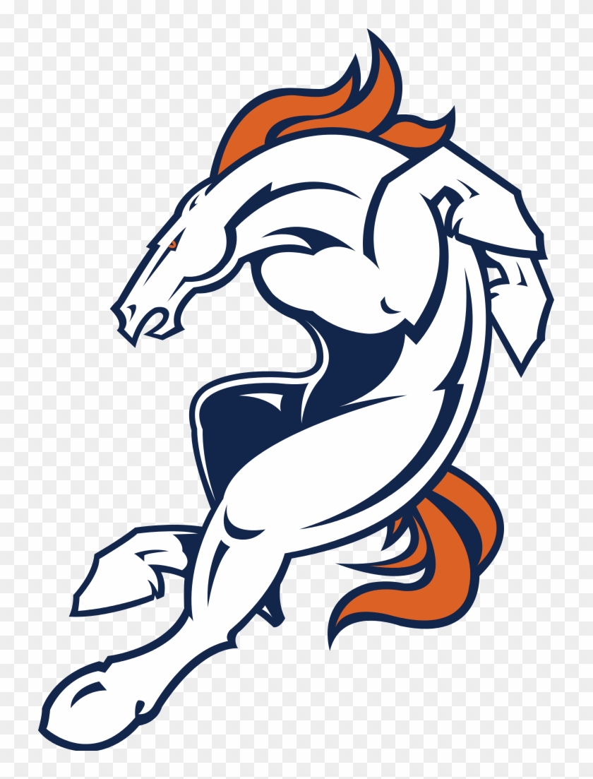 The Denver Broncos Staved Off A Late Rally From The - Denver Broncos Full Logo Clipart