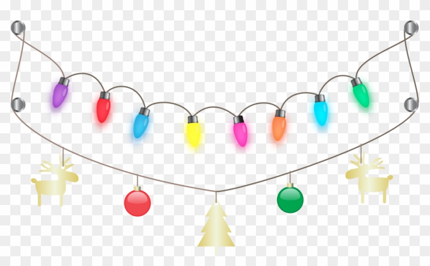 1024 X 584 6 - String Of Lights Christmas Clipart