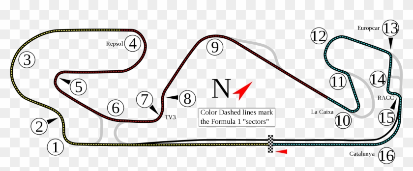 Open - Barcelona Circuit Clipart