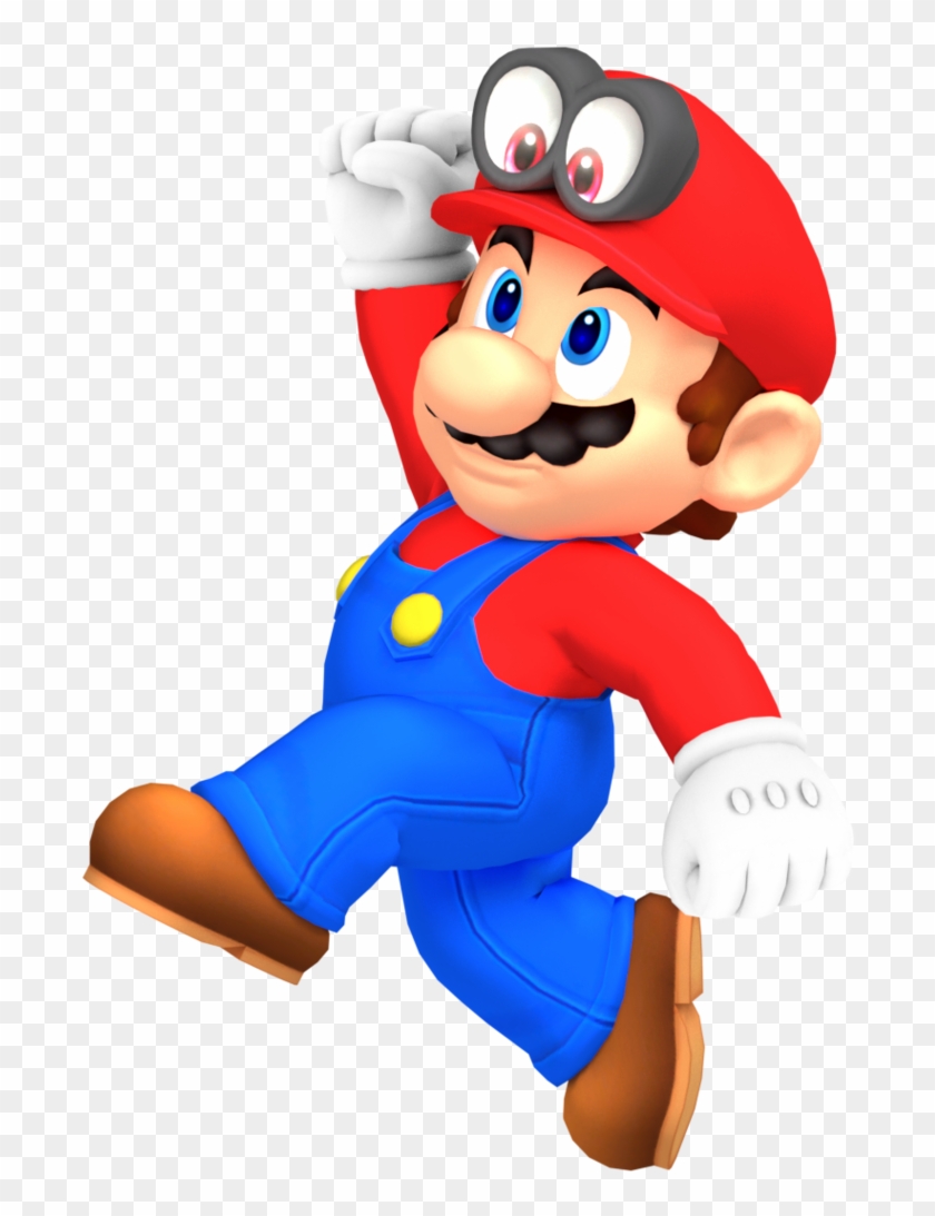 Mario Jumping Png - Imagenes Mario Bros Odyssey Clipart #125908