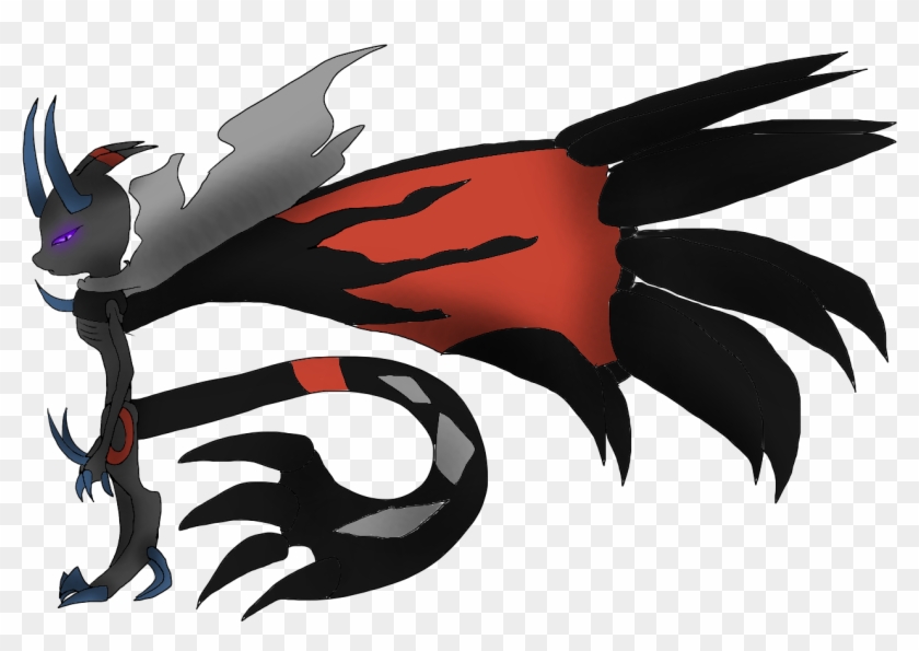 Pokemon Fusion - Mewtwo Yveltal Clipart