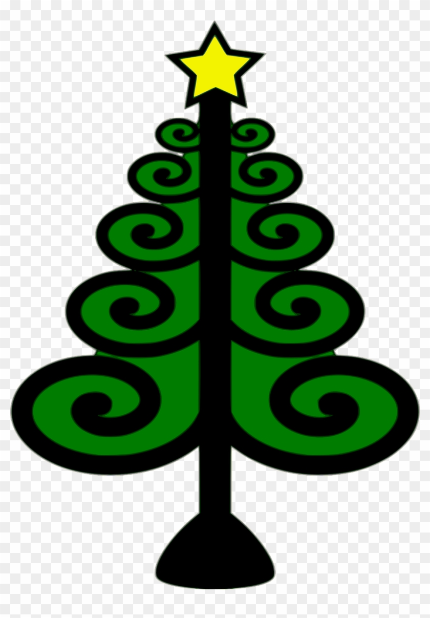 Christmas Vector Graphics - Hvězda Na Vánoční Stromek Clipart #126363