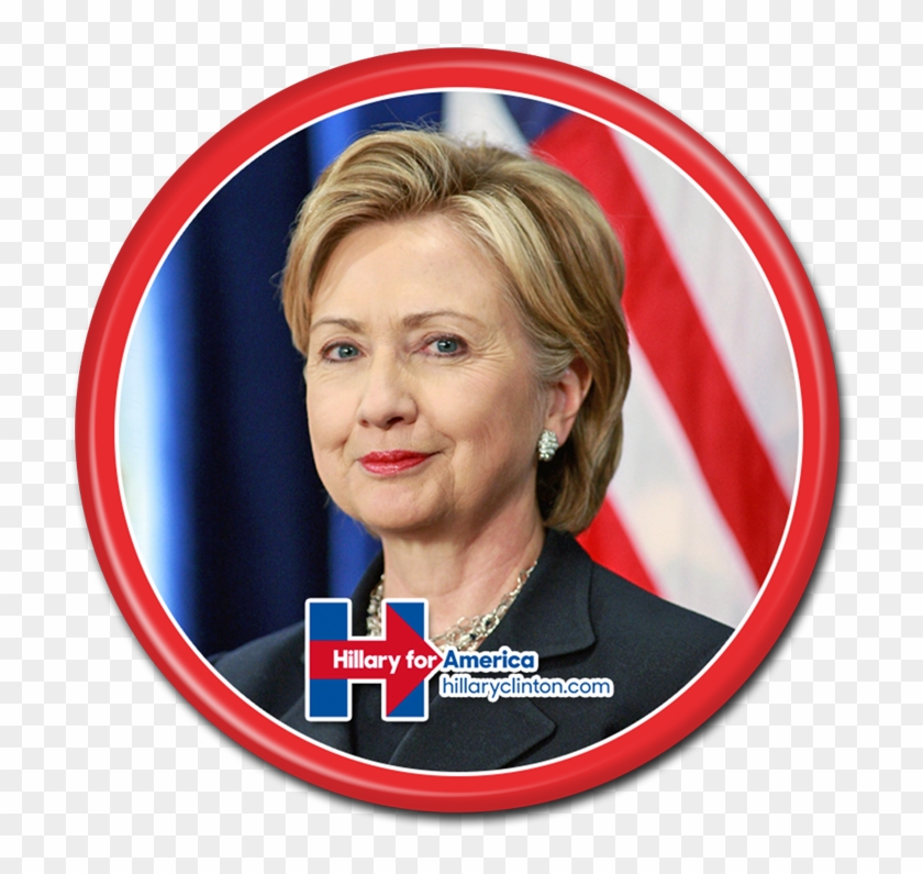 Hillary Clinton Button - Fighting For Women's Rights Quotes Clipart #126656