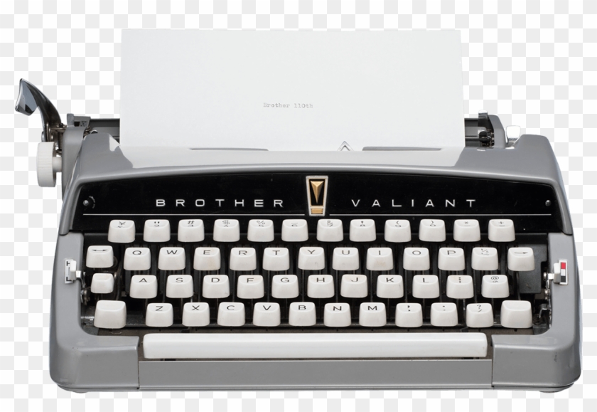 Hermes 3000 Typewriter 1971 Blue Clipart #126754