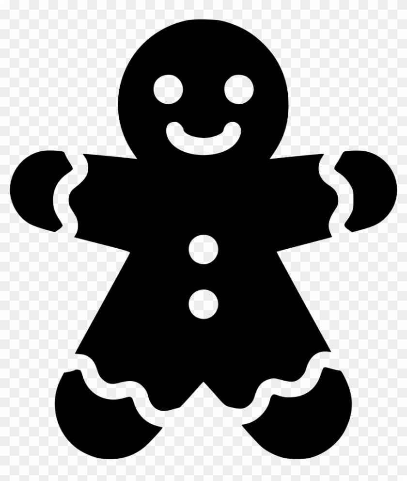 Gingerbread Man Comments Gingerbread Man Svg Free Clipart 127158 Pikpng