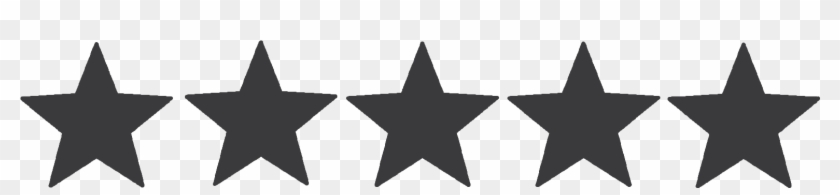 5stars-dark - 5 Star Rating Black Clipart
