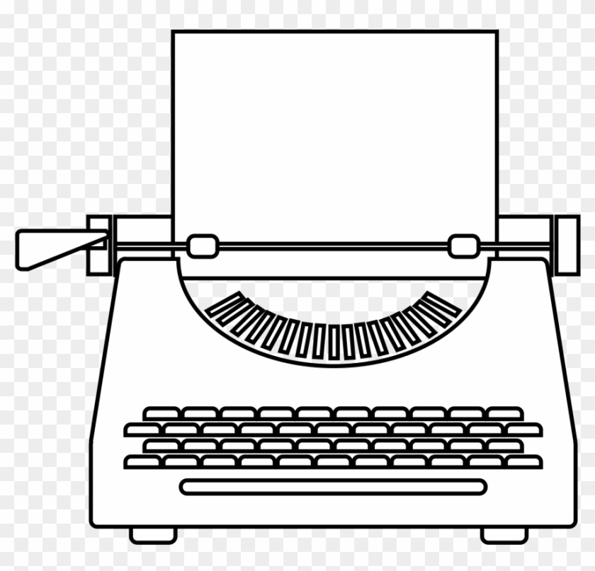 Old Typewriter Icon Clipart #127335