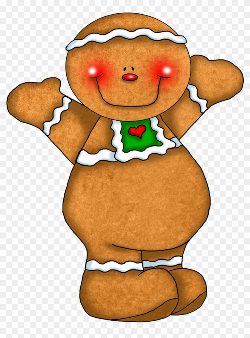 Фото, Автор Arana На Яндекс - Cute Cartoon Gingerbread Man Clipart #127363