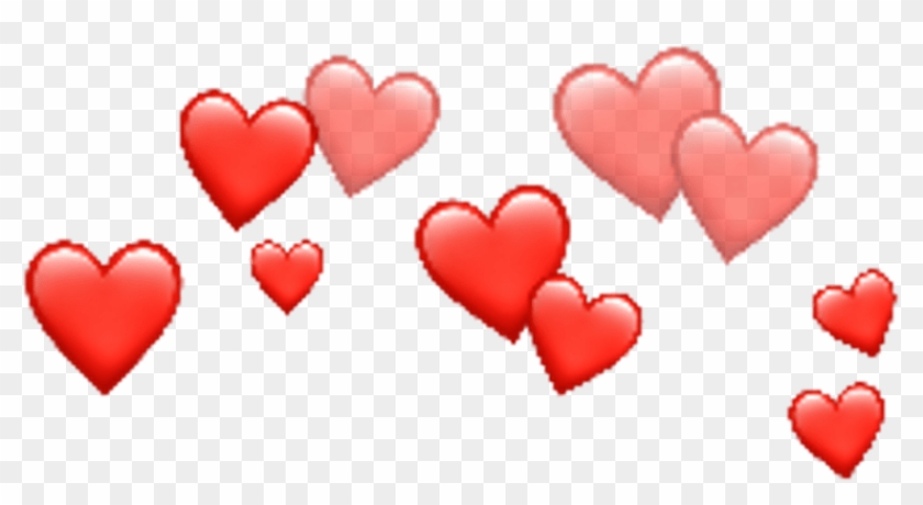 Free Png Download Red Heart Crown Png Images Background - Emoji Heart Crown Png Clipart
