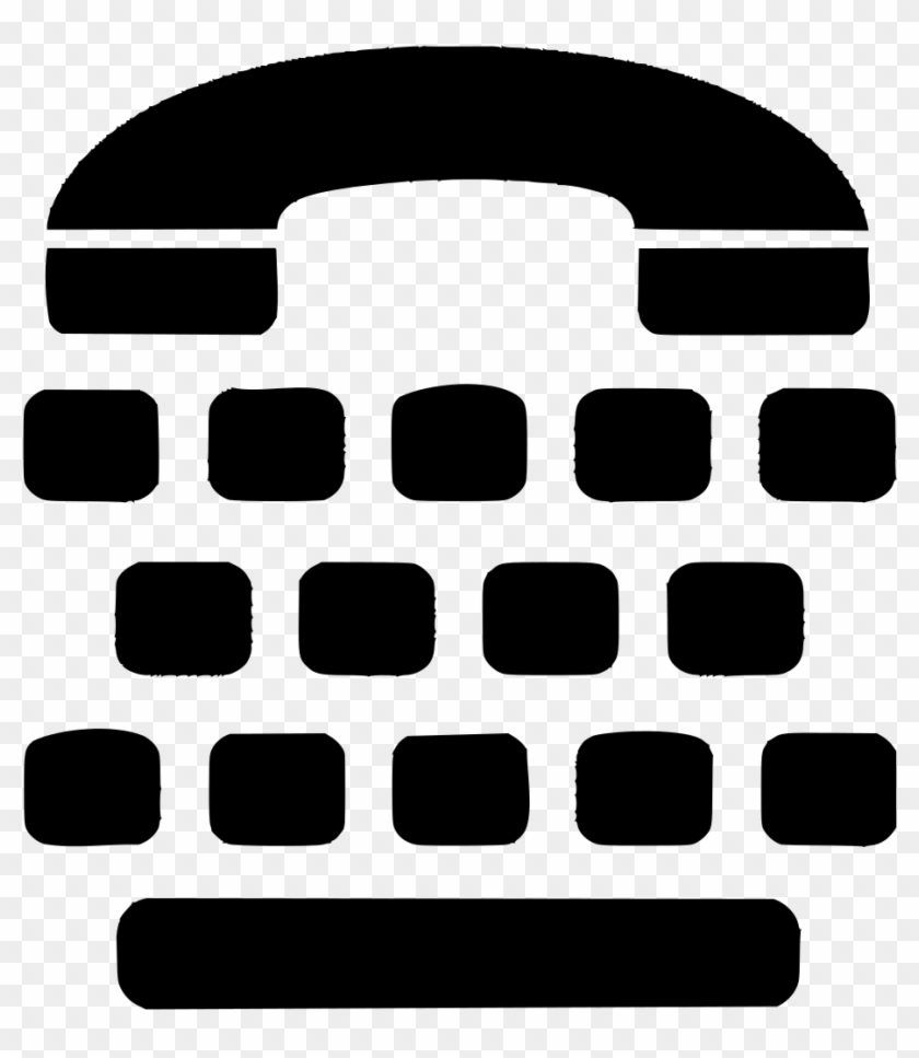 Telephone Typewriter Clipart #127684