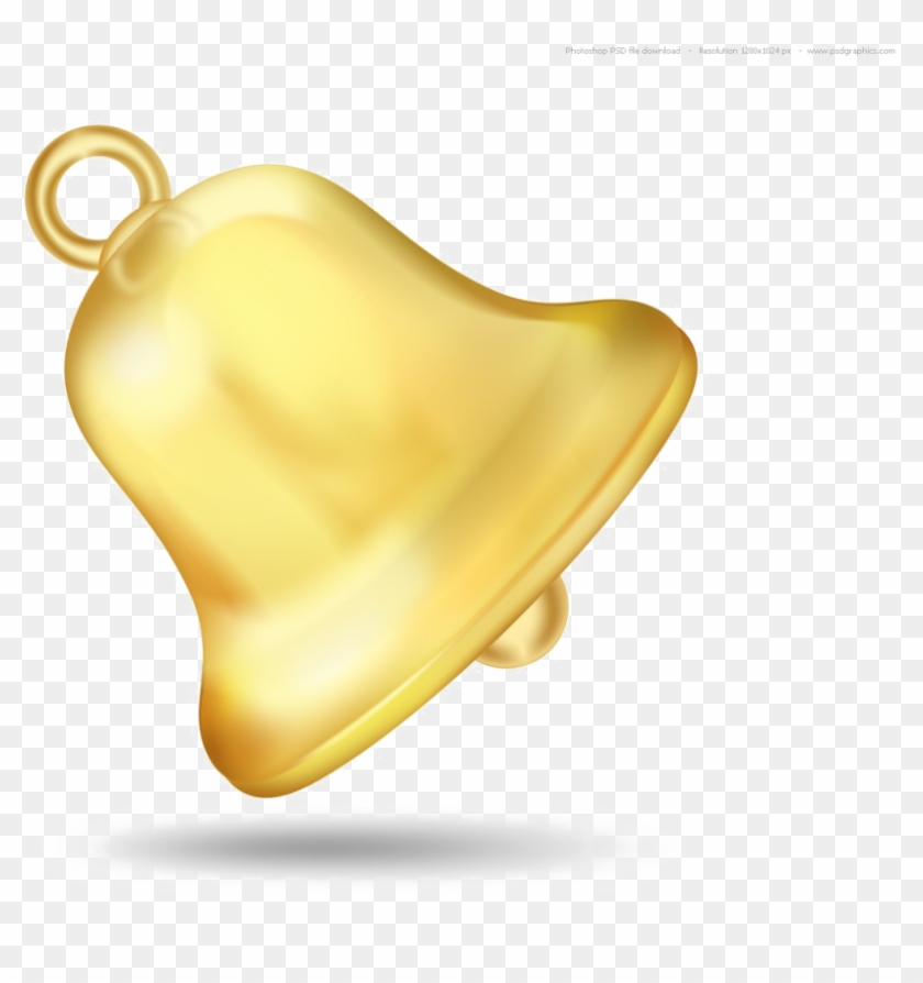 Golden Bell Png Pic - Locket Clipart #127762