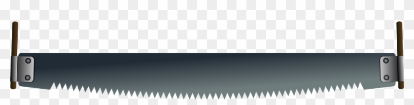 Hand Saw Clipart Gergaji - Two Man Saw Clipart - Png Download