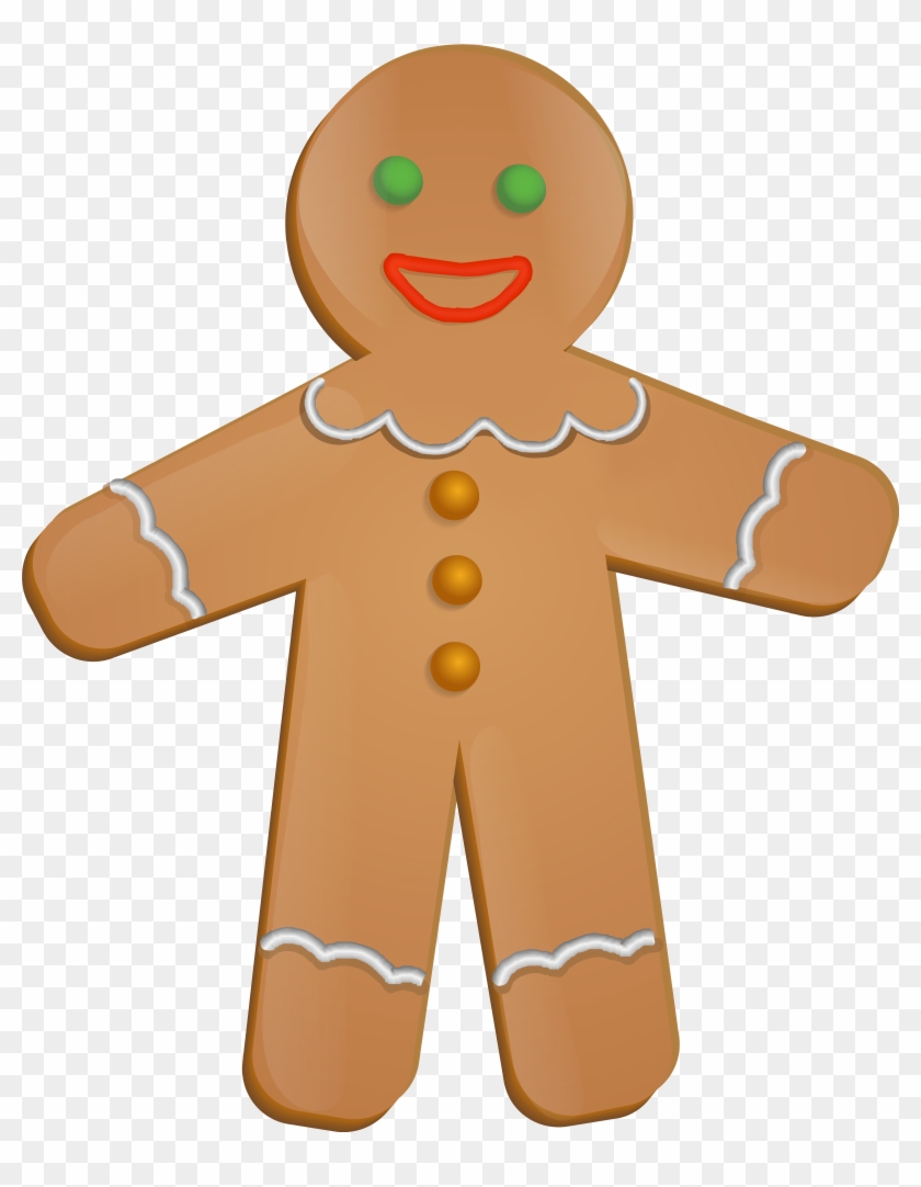 Gingerbread Man Png Clipart #127812