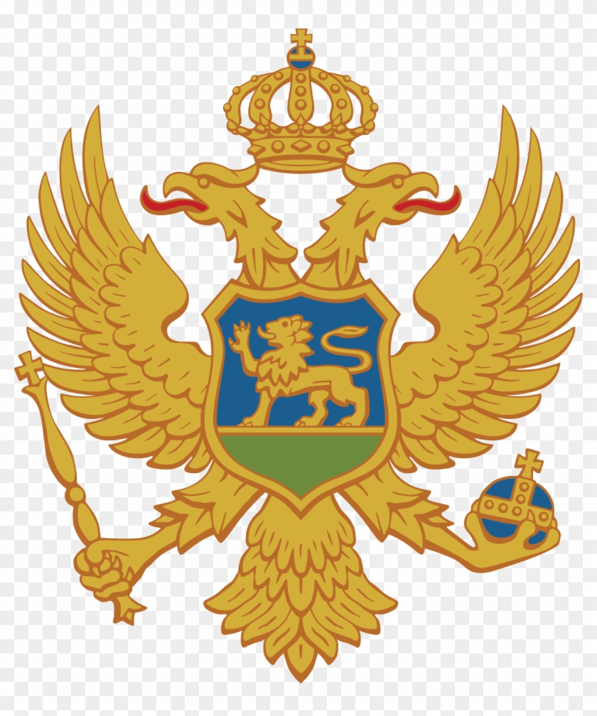 Coat Of Arms Of Montenegro - Montenegro Coat Of Arms Clipart #127885