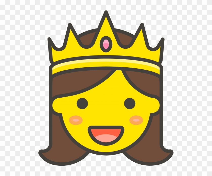 Princess Emoji - Emoji Princesa Clipart
