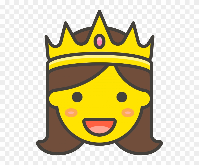 Princess Emoji - Emoji Princesa Clipart #127904