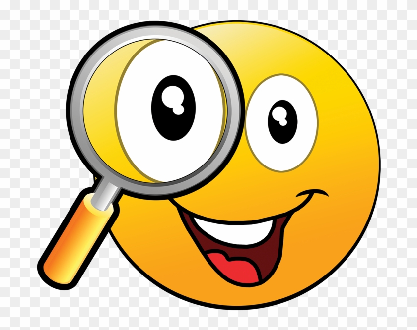 Emoji Magnifying Glass - Emoji With Magnifying Glass Clipart #128048