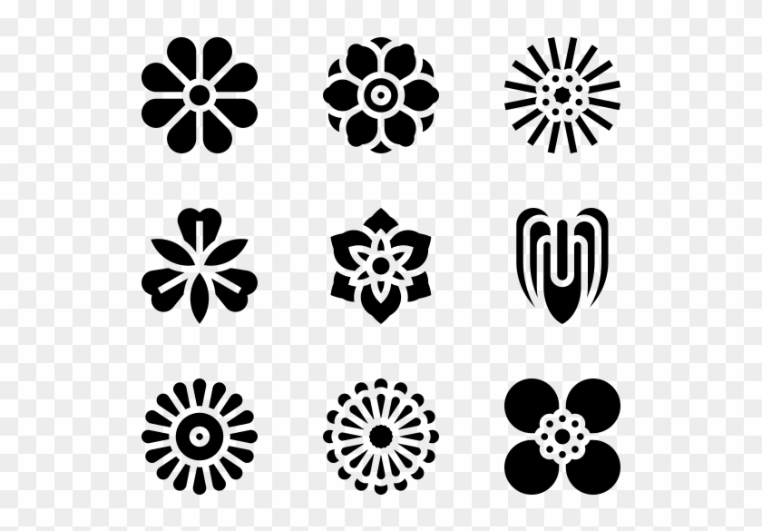 Flowers - Flores Vectorizados Clipart