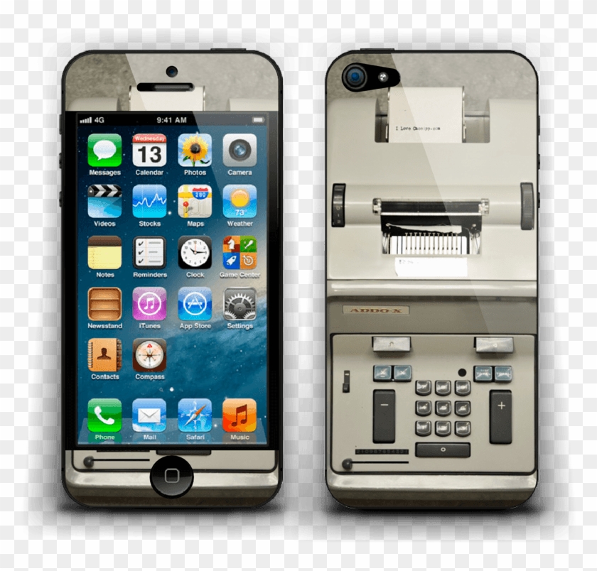 Old Typewriter Skin Iphone - Iphone 4 Clipart #128142