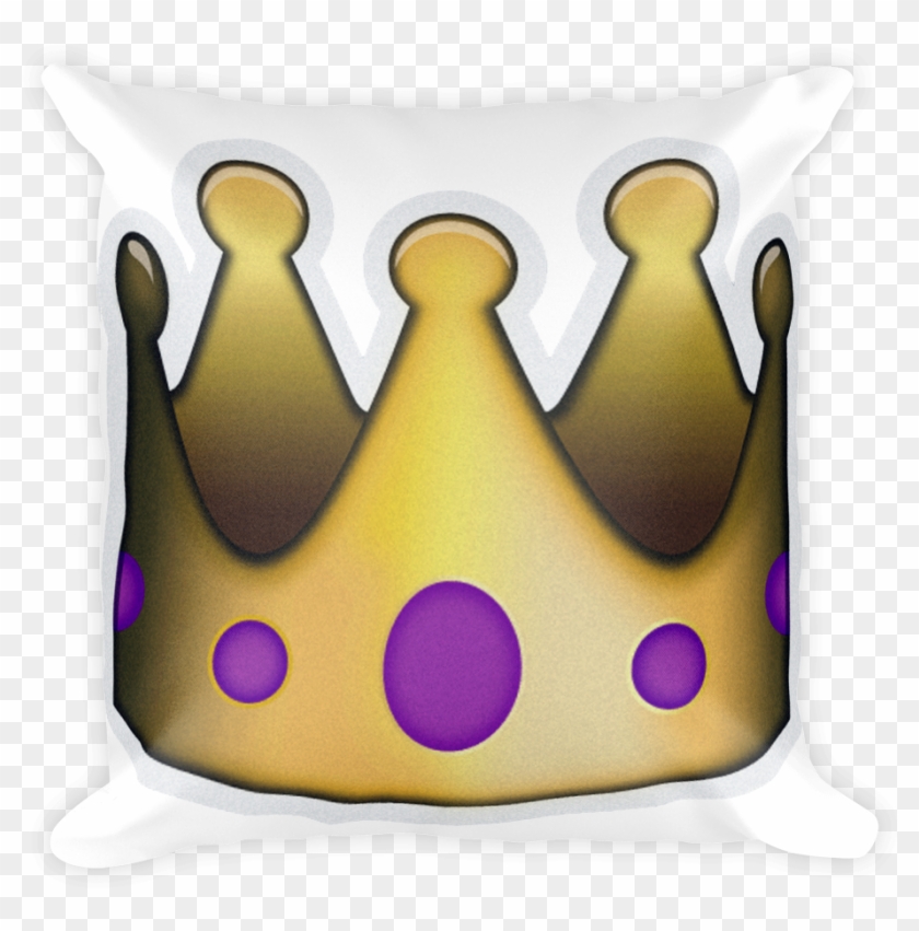 Emoji Pillow - Crown - Emoji Crown Clipart