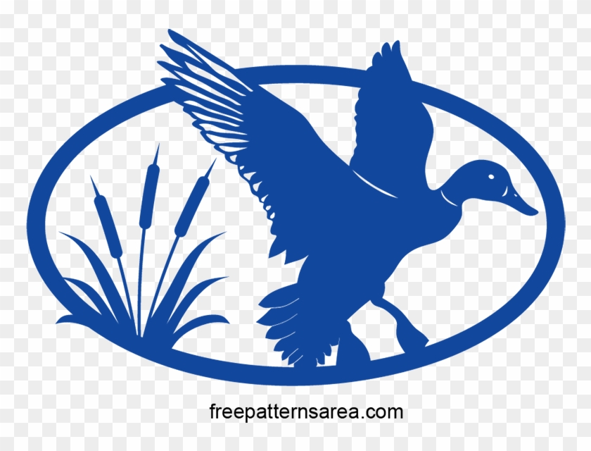 Graphic Royalty Free Stock Duck Silhouette Vector Free - Duck Silhouette Clipart - Png Download #128320