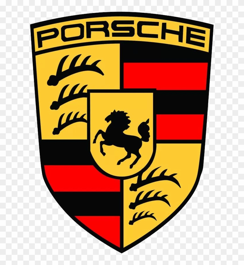 Porsche Logo Png - Black Porsche Logo Png Clipart #128327