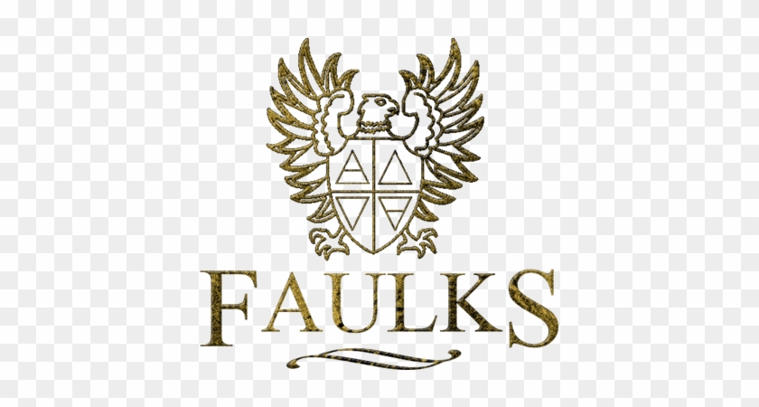 Martin Faulks Logo With Crest - Emblem Clipart