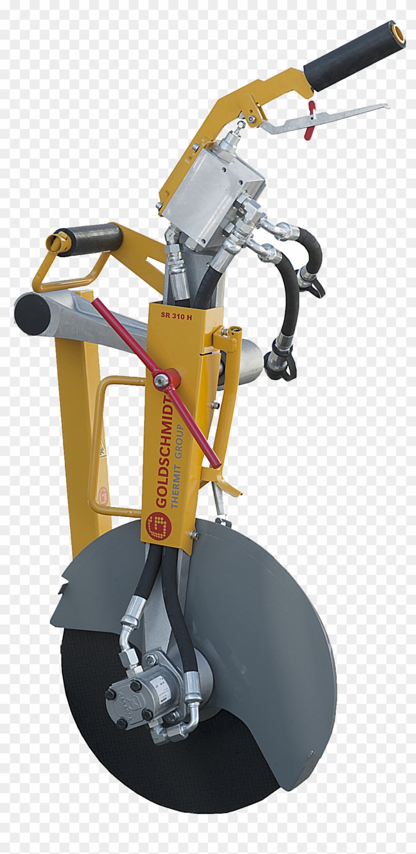 Hydraulic Rail Saw - Robot Clipart #128451