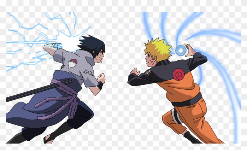 Naruto Vs Sasuke Png Sasuke And Naruto Png Clipart Pikpng