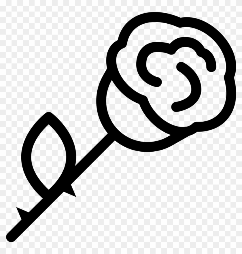 Rose Outline Png - Роза Вектор Пнг Clipart