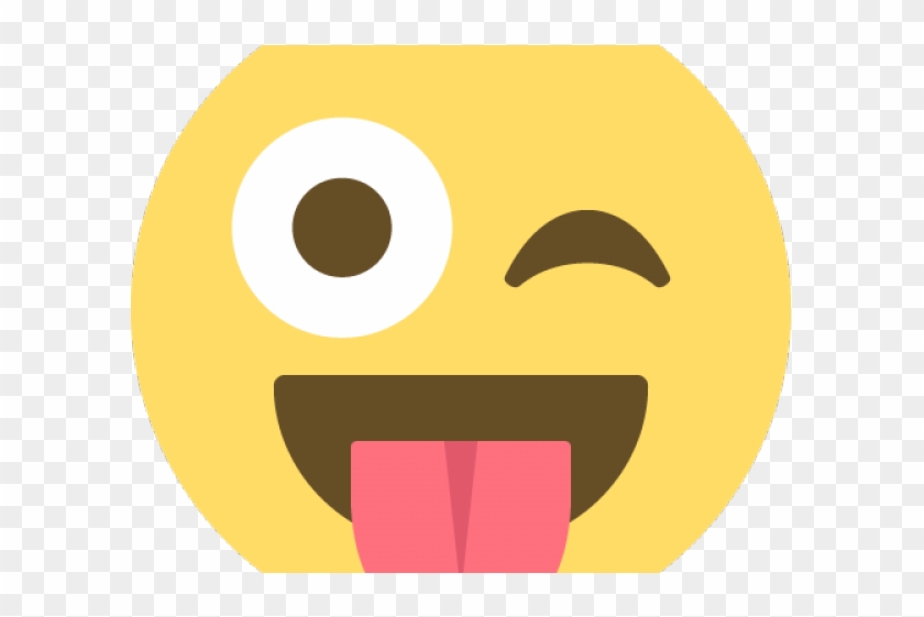 Emoji Face Clipart Eye Vector - Stuck Out Tongue Emoji - Png Download #128870