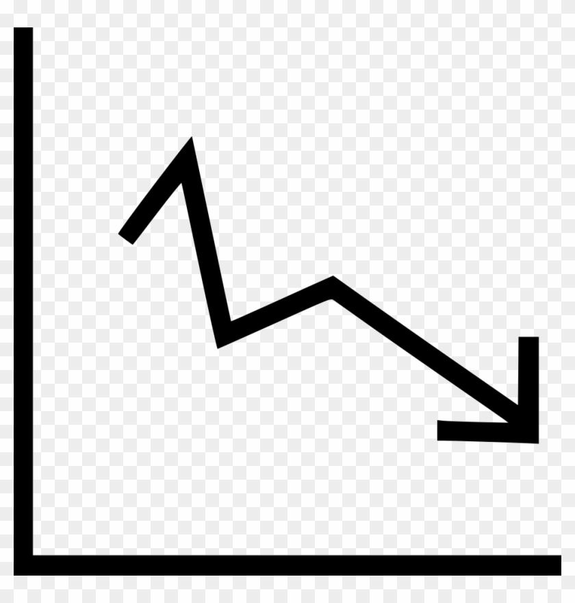 Graph Png - Down Graph Icon Png Clipart