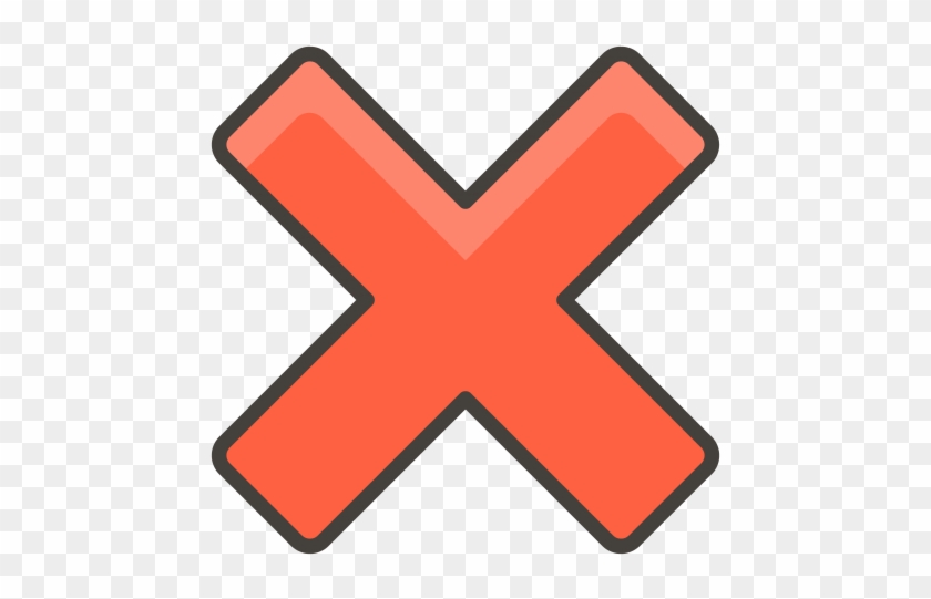 Cross Mark Emoji - Wyoming Star Quilt Block Clipart #128976