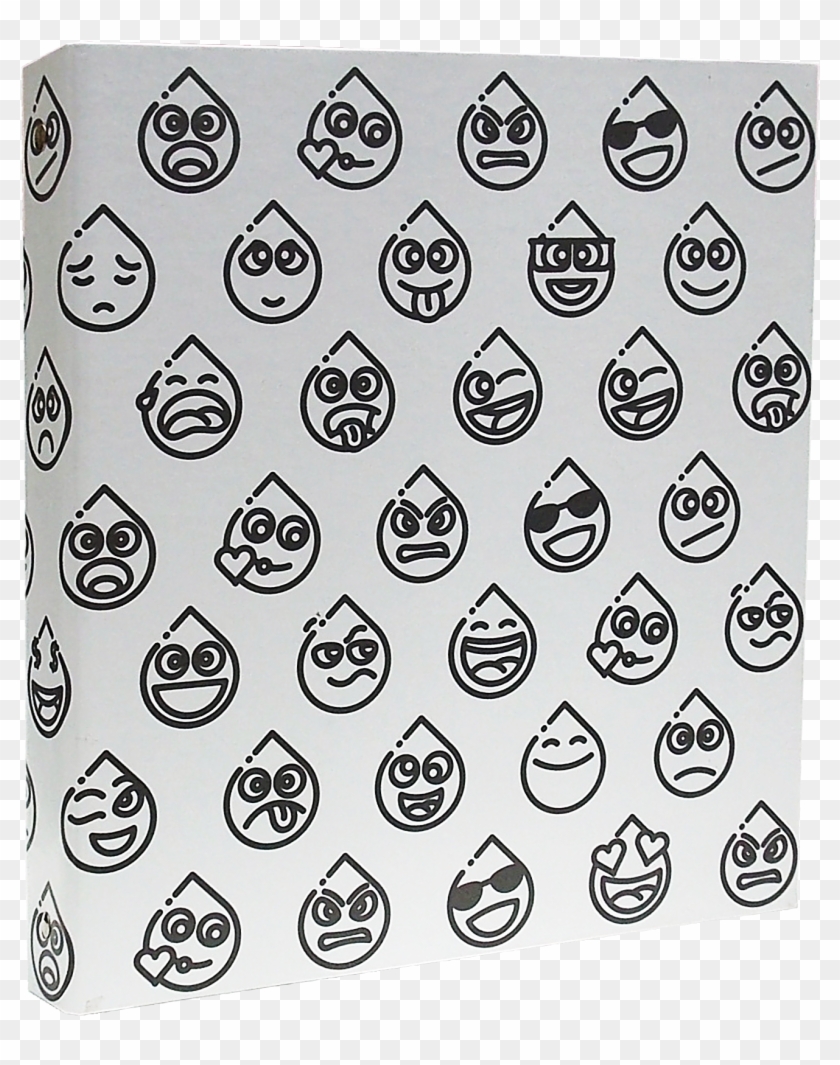 Illustrator-coloring Binder In A Emoji - Emblem Clipart