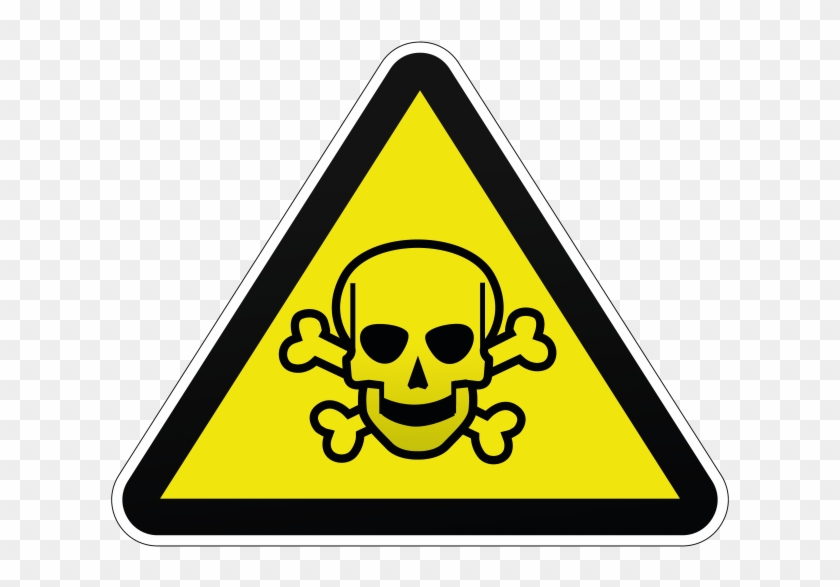 Skull And Crossbones Safety Sign - Health And Safety Toxic Clipart