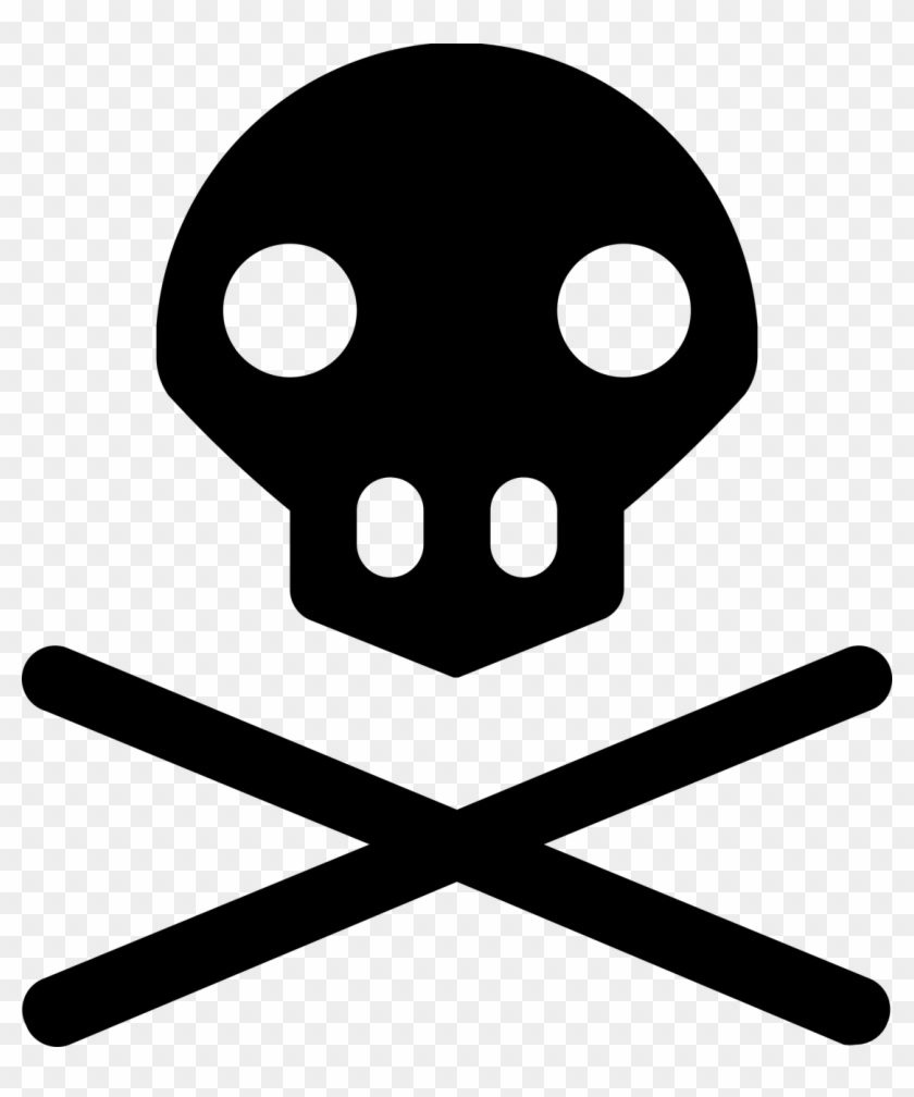Clipart - Danger-15 - Death Symbol Clipart - Png Download