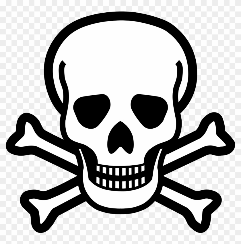 Skull & Crossbones - Skull And Crossbones Clipart